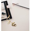 CoTa Global - Gold Gecko Sparkling Keychain Charm - 6.5