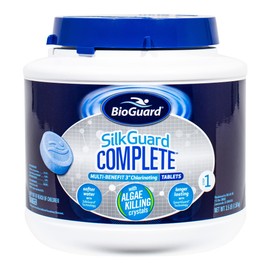 BioGuard SilkGuard Complete 3” Chlorinating Tablets, 3.5 lb, Chlorine Tablets for Sanitizing Swimming Pools