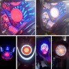Faro Ojo Angel Y Demonio Lupa Led Moto Auto Tipo