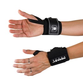 MONKEY POWER MUÑEQUERA Elastica Soporte Gym (Negra)