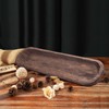 QIELSER Decorative Wooden Dough Bowls, Long Natural Root Hand Carved