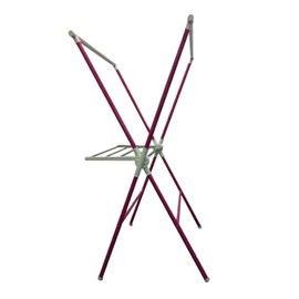 HomeStock Earthy Elements White Folding Laundry Rack