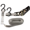 Keeper 05514 Foot Ratchet Tie Down with S-hooks 14' x