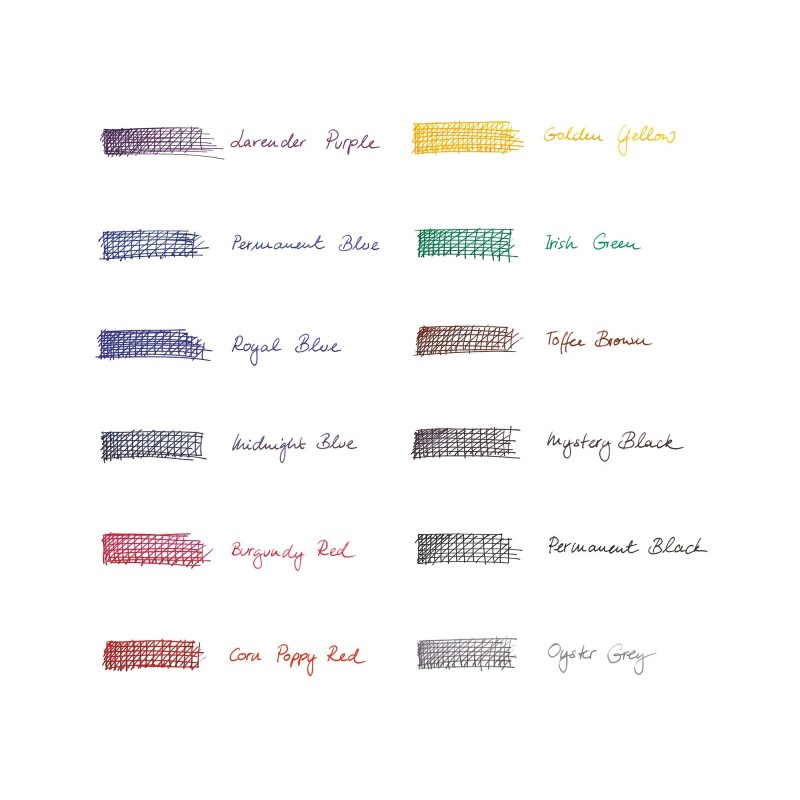 Montblanc Mystery Black Ink Cartridges 8 Pack for Fountain Pens