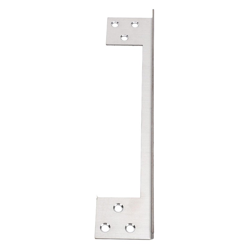 Door Latch Guard Plate, Outswing Door Security Protector, L Shaped