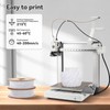 3DHoJor Matte PLA 3D Printing Filament Milky White,2KG