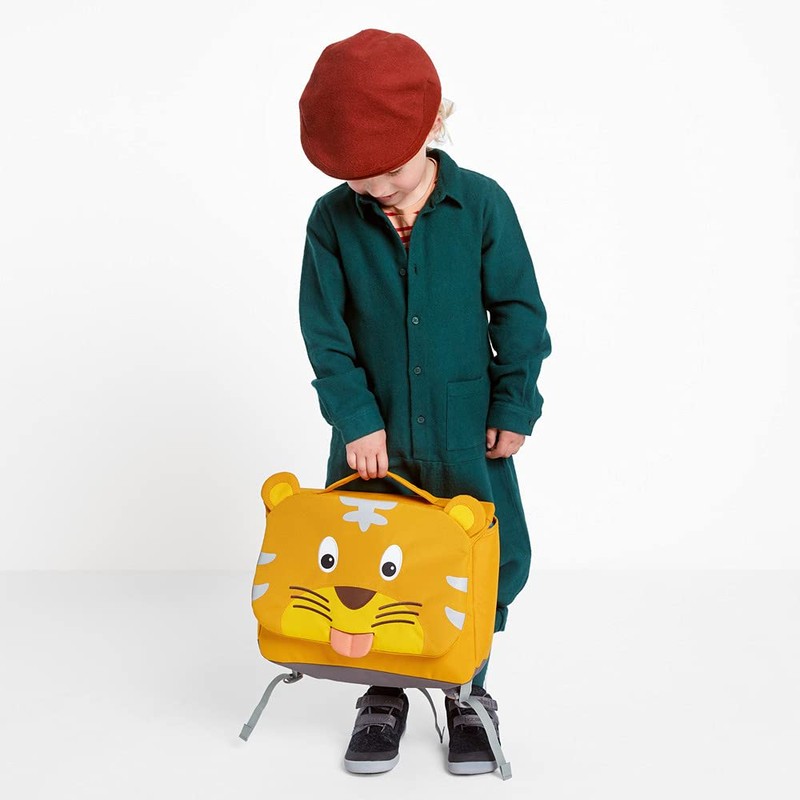 Affenzahn Preschool Bag Music Bag Shoulder Bag Backpack, yellow, Modern