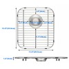 Gold Sink Protector for Kitchen Sink,Large 26" X 14" Sink