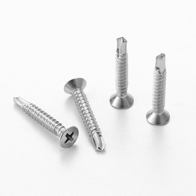 #12 x 1 (50 Pack) Flat Head Sheet Metal Screws