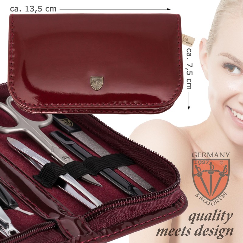 3 Swords Germany - brand quality 8 piece manicure pedicure