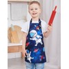 WERNNSAI Children's Apron, Waterproof, Polyester Kitchen Apron for Boys and