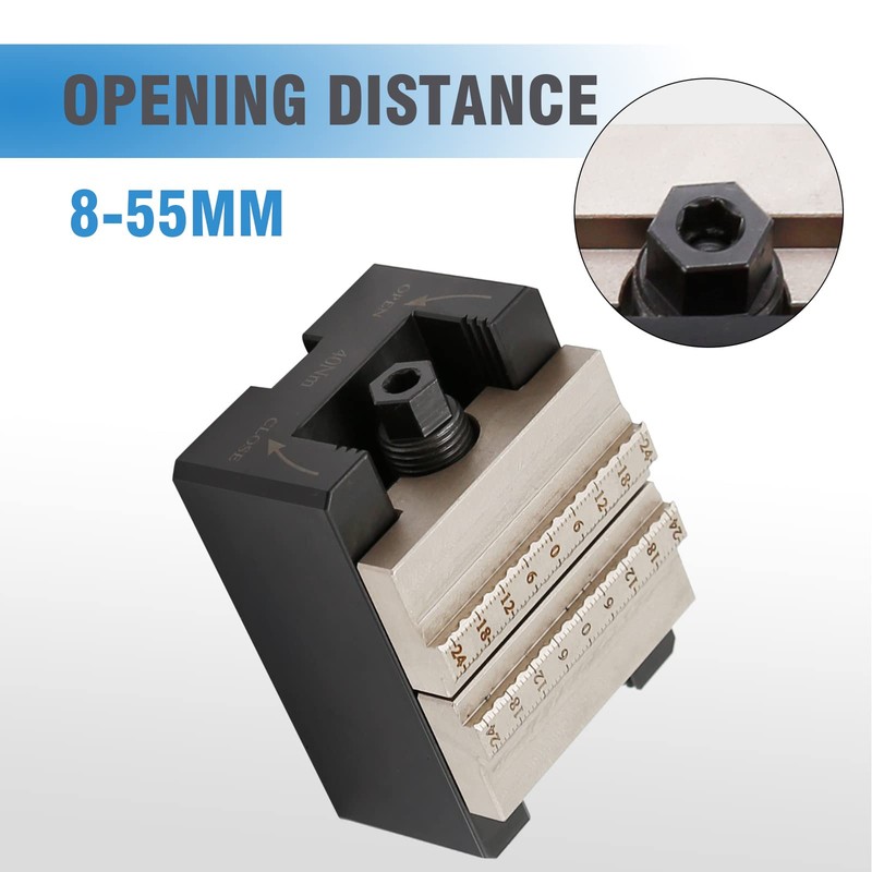 8-55mm Clamping Vise Precision Milling Vice Bench Clamp Wire CNC