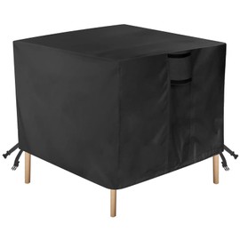 Outdoor Table Cover, 42 Inch Outdoor Furniture Set Cover, Patio Furniture Cover Square, 42'' x 42'' x 26'' Waterproof Outside Table Furniture Cover