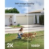 ieGeek Security Cameras Wireless Outdoor, 2K 3MP Battery Powered WiFi