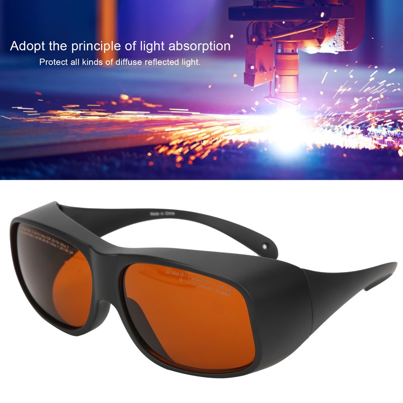 Safety Laser Glasses 532nm 1064nm Wavelength Protective Goggles Wearproof for