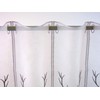 Clever-Kauf-24 Net Curtain Country House Stag Embroidered Bistro Curtain Height
