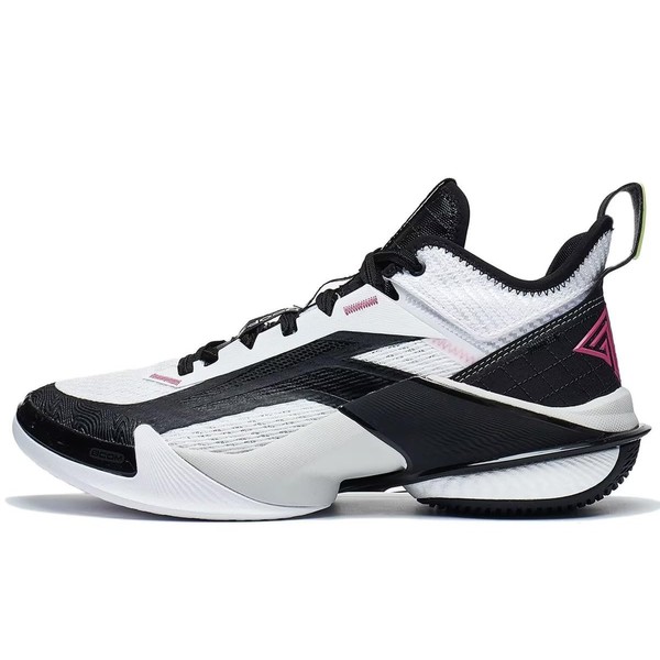 LININ ABAP023 ABAP067 ABAP005 Men's Basketball Shoes, Cushioned, Lightweight, Wearable, Sports Shoes, Power V White