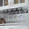 Jbikao Wine Glass Rack - Under Cabinet Stemware Wine Glass