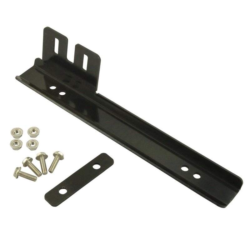 JDMSPEED Black Front Bumper License Plate Mount Bracket Relocator Holder