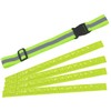 com-four® 5-piece reflector set, stretchy reflective tape and snap bracelets