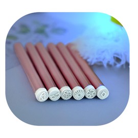 6 Pcs Nail Art Stamp Pen Set, Nail Stamp Pen DIY Nail Art Tools, Nail Graffiti Nail Art Dotting Tools with Simple Design, Nail Art Dotting Tools for Women