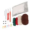 Hedgehogs Crochet Kit with Yarns Crochet Hook Stuffing DIY Learn