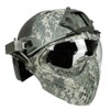 Camouflage Simple Assemble Disassembly Integrated Protection Tactics Helmet with Face