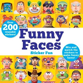 Funny Faces Sticker Fun: Mix and match the stickers to make funny faces (Dover Sticker Books)