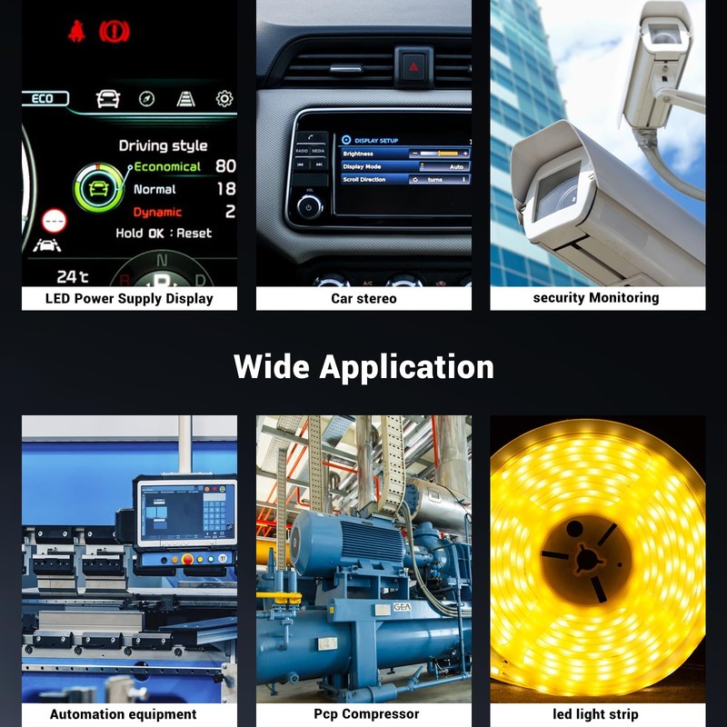 Yaheeda Adjustable Power Supply with LED Display - AC110V/220V to