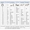 sourcing map 2pcs 1/4" Hex Shank T25 S2 Steel Magnetic
