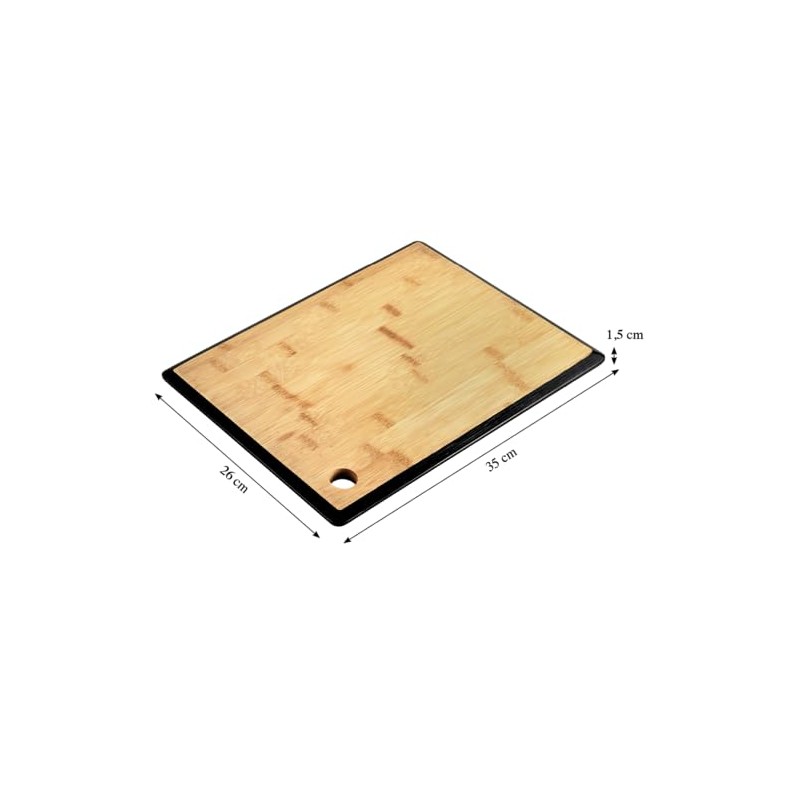 KESPER Bamboo Chopping Board, Dimensions: 35 x 26 x 1.5