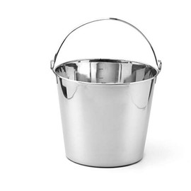 Weis Bucket 5 L, Stainless Steel, Silver, 25 x 25 x 20 cm