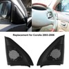 Pair Car Door Speaker Cover Audio Tweeter Trim Black Replacement