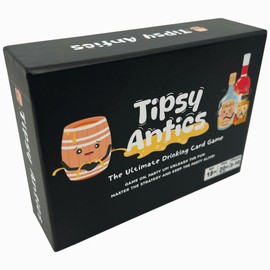 Tipsy Antics: The Ultimate Drinking Card Game - Party Games - Card Games for Adults - Drinking Games - Game Night - Laugh and Drink - Get Buzzed