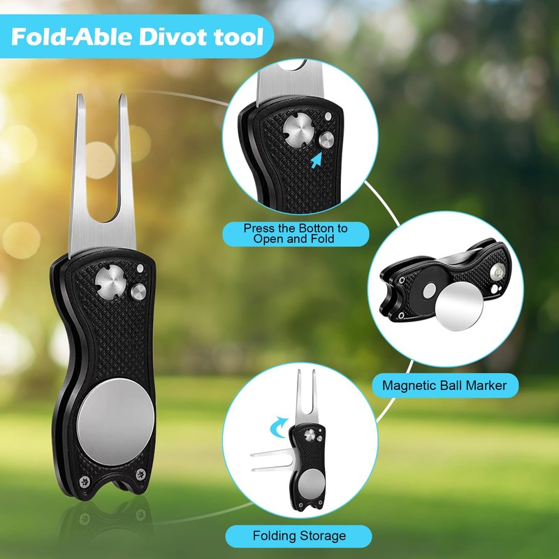 HUIJUTCHEN Golf Club Cleaning Kit,Golf Accessories,Golf Cleaning Kit with Golf