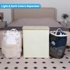 efluky Laundry Hamper with Lid, Double Laundry Hamper with 2