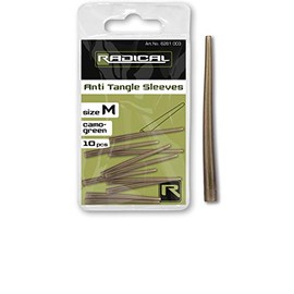 Radical Quality Anti Tangle Sleeves M Leader Carp Accessories Carp Fishing Camo Green