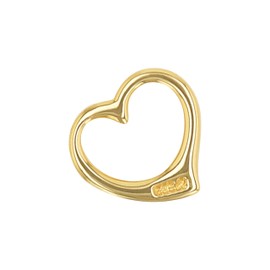 Amor 2015242 Women's Pendant 0.7 cm Gold Heart Design Comes in Jewellery Gift Box, Gold, None