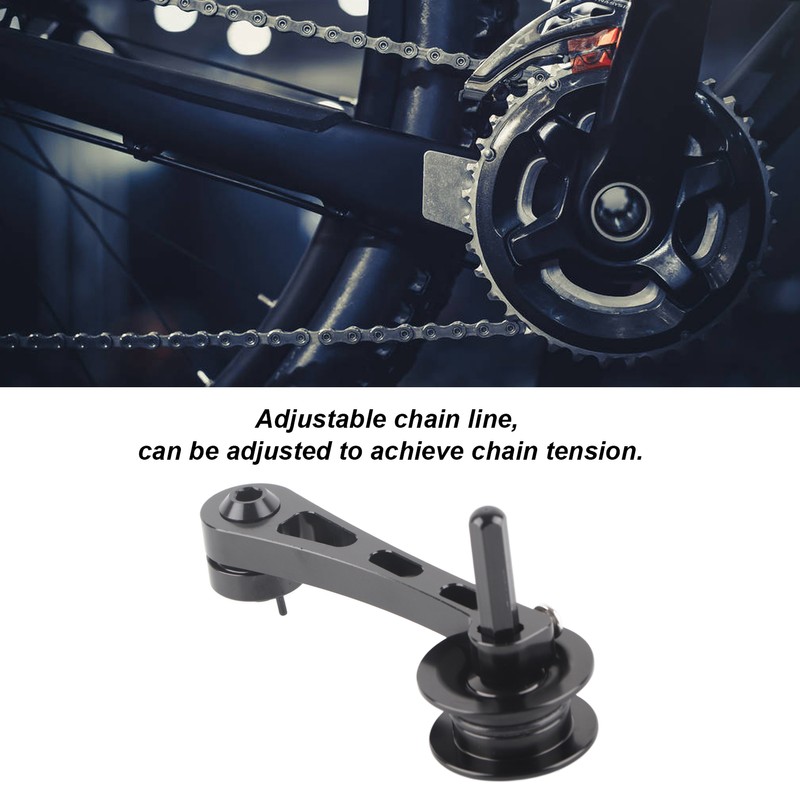 ZTTO Mountain Bike Single Speed Chain Tensioner Durable Zipper Chain