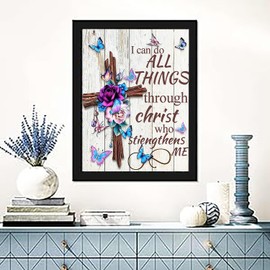 Christ Cross Diamond Painting Kits for Adults-5D Religious Diamond Art for Beginners, DIY Jesus Religious Inspirational Diamond Painting Art Crafts, for Decorating Home Walls and Gifts 12X16Inch