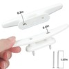 WTMORE Boat Cleats 5inch, High Impact White Nylon Dock Cleats,Boat