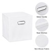 PATIKIL Foldable Storage Cube Bins, 4 Pcs Fabric Storage Bins