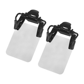 MiOYOOW Shooting Glasses Patch, Pack of 2 180° Rotating Patches for Shooting Glasses, International Standard Shooting Patch, Lightweight Archery Target Aid Accessories for Target Shooting Blocked