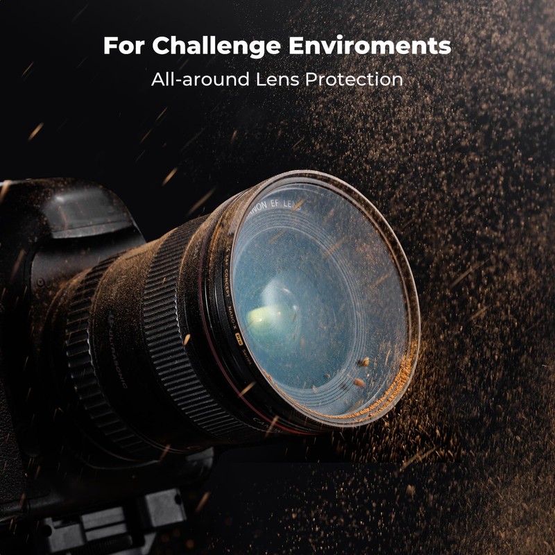 K&F Concept 77mm Black Diffusion 1/4 Filter Mist Cinematic Effect