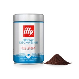 Illy Caffe Coffee Coffee - Espresso and Drip - Ground - Medium Roast - Decaf - 8.8 Oz - Case of 6