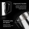 watchget Milk Frothing Pitcher 32oz/900ml - Stainless Steel Frothing Pitcher