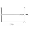 Tone THW-08 T-Shaped Hexagon Wrench 2 Side Width 0.3 inches