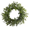 Nearly Natural 24in. Eucalyptus Artificial Wreath