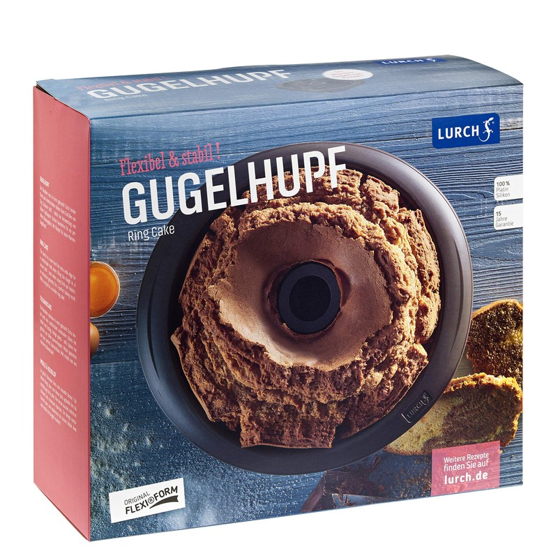Lurch FlexiForm 85002 Mould for Gugelhupf Marble Cakes 22 cm