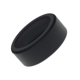 2-Pack Ring Cover Compatible for Oura Ring Gen 3 Horizon/Heritage, Anti-Scratch Elastic Silicone Ring Cover for Oura Ring Gen3 Protector (Black&Clear, S for 6 7 8 9 10)